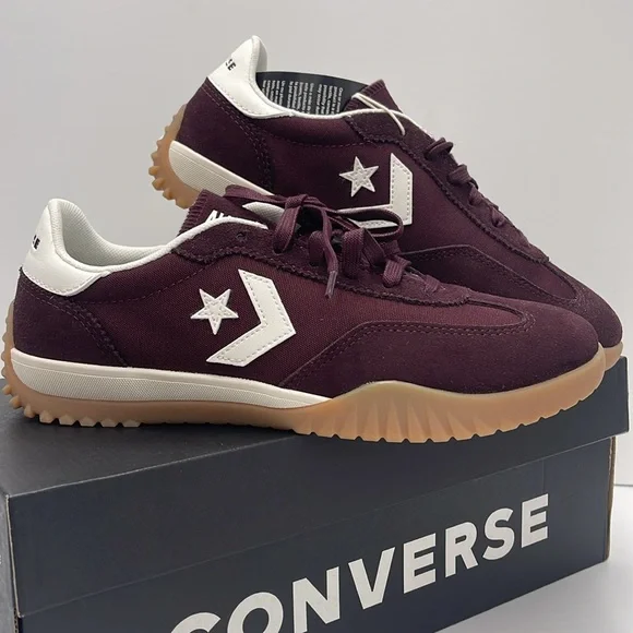 Converse Men’s RUN STAR TRAINER OX BLOODSTONE/EGRET/WHITE A13360C Sneakers - Picture 8 of 16